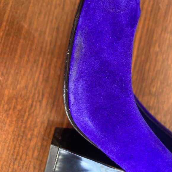 Dolce Vita - Blue Suede pumps with block heel, size 8.5 - Picture 7 of 7